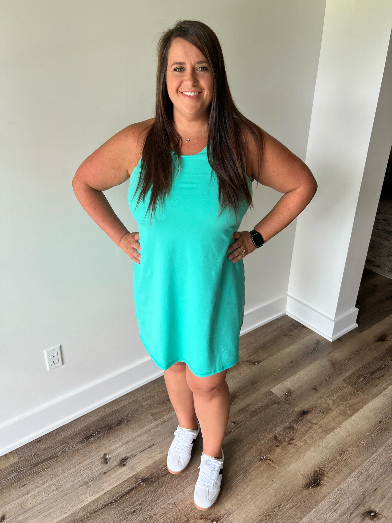 The cutest athletic dress from Aerie for a concert in the heat! 🥵 It’s been rainy in Texas so I found these tennis shoes for $16 at Walmart! 

#LTKActive #LTKPlusSize #LTKMidsize
