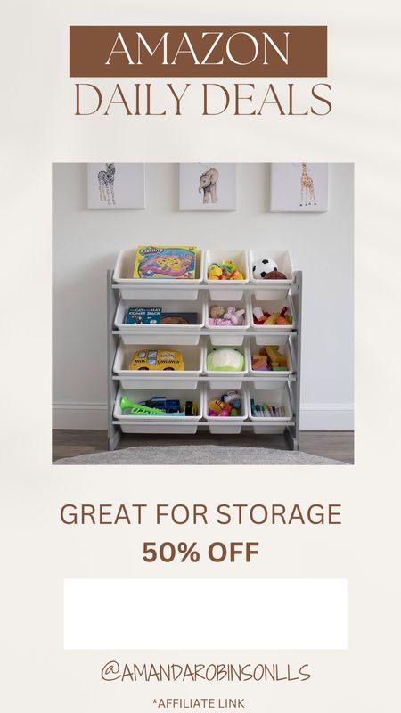 Amazon Daily Deals
Toy storage 

#LTKHome #LTKSaleAlert #LTKKids