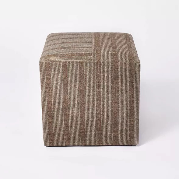 Lynwood Square Upholstered Cube - Threshold™ designed with Studio McGee | Target