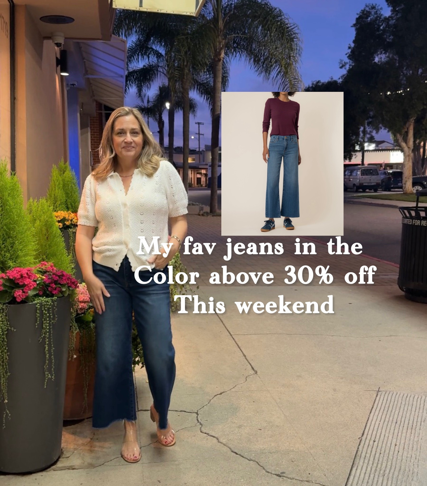 Grab my favorite jeans, that I’m wearing here & a few other styles 30% off this weekend! 

#LTKSaleAlert #LTKOver40 #LTKootd