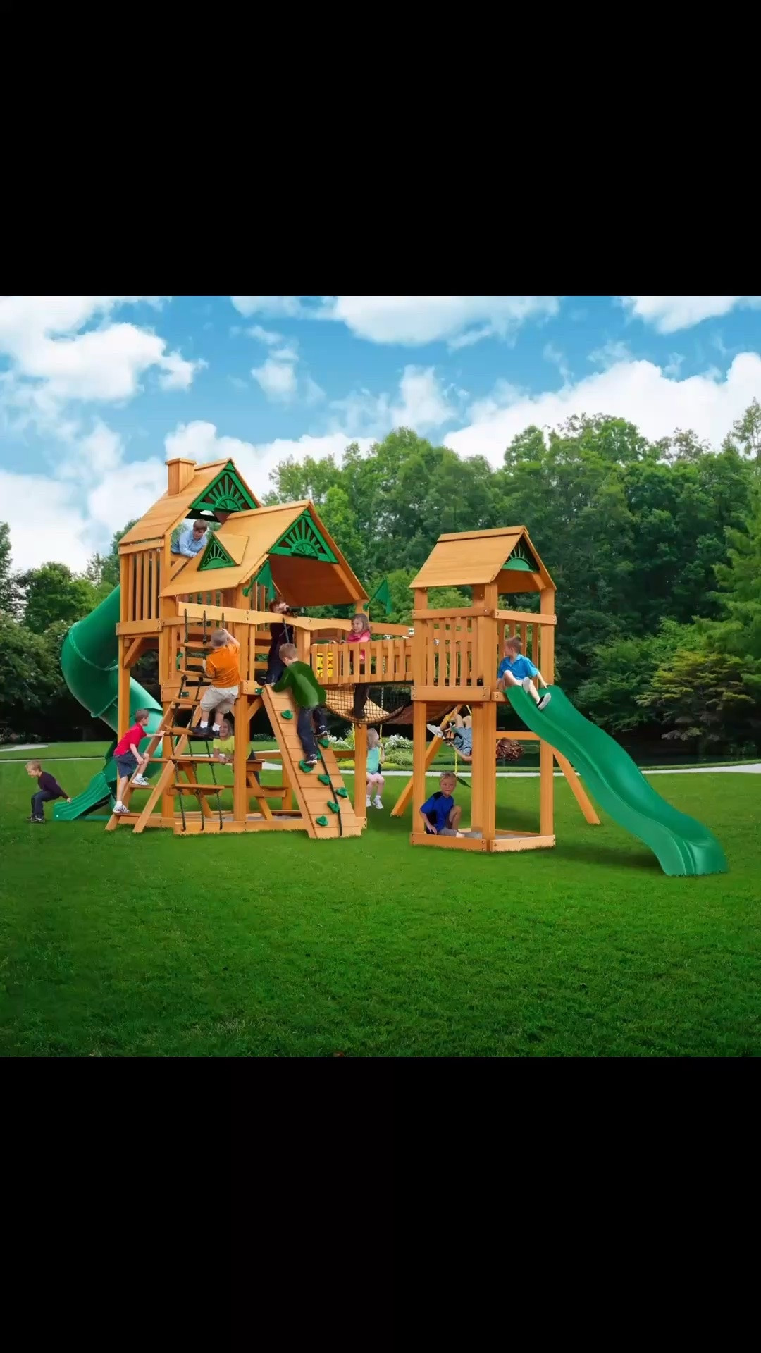 Treasure Trove I Wooden Swing Set - Professional Installation Available

#LTKKids #LTKdayinmylife #LTKxMadewell