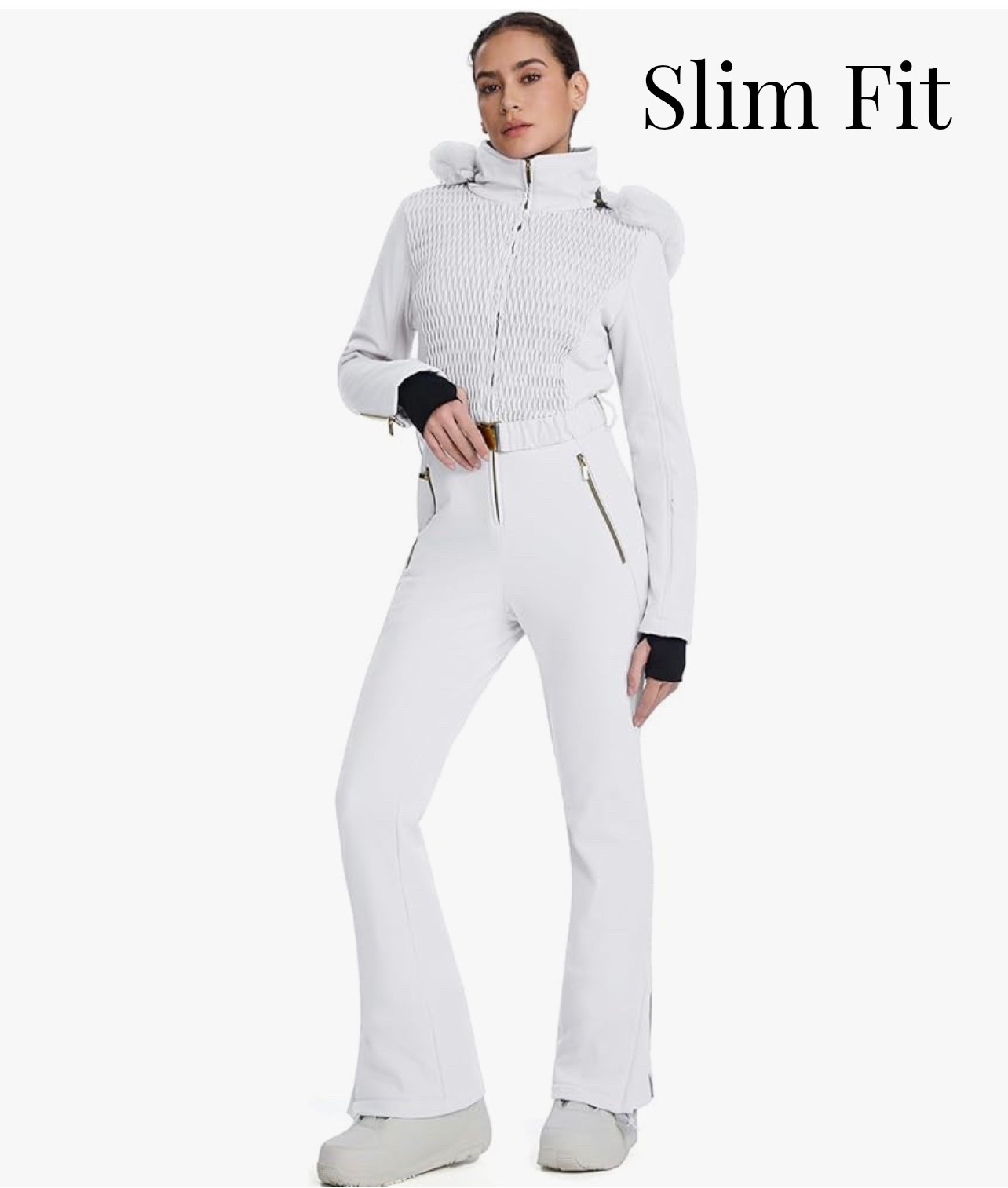 Slim fit ski suit or snow boarding 

#LTKootd #LTKTravel #LTKActive