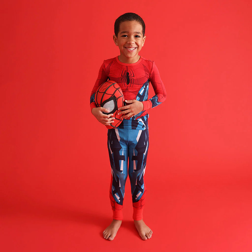 Spider Red Long Sleeve Toddler Pajamas | Marvel I Am Spider-Man | Posh Peanut