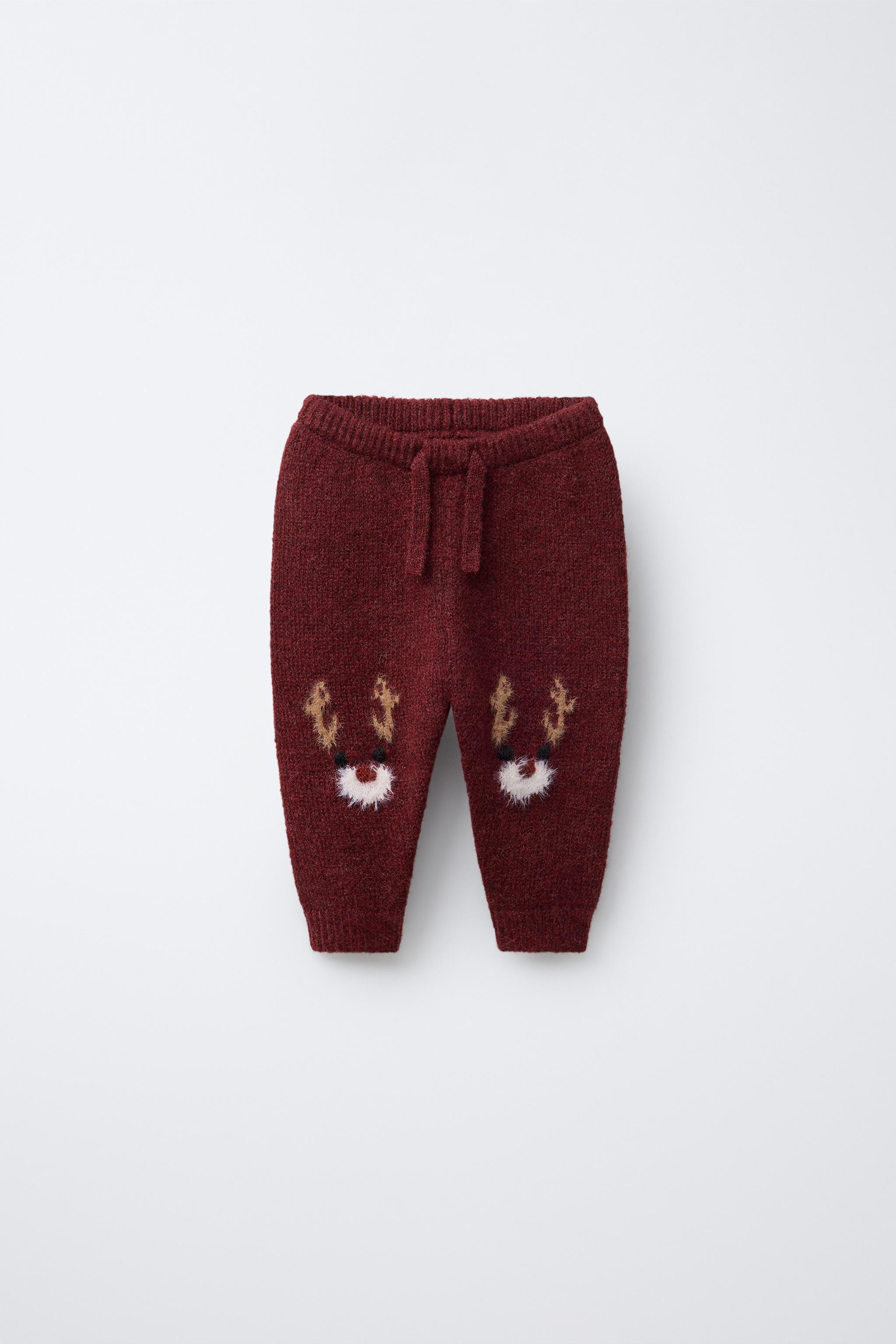 REINDEER KNIT JOGGING PANTS | Zara US
