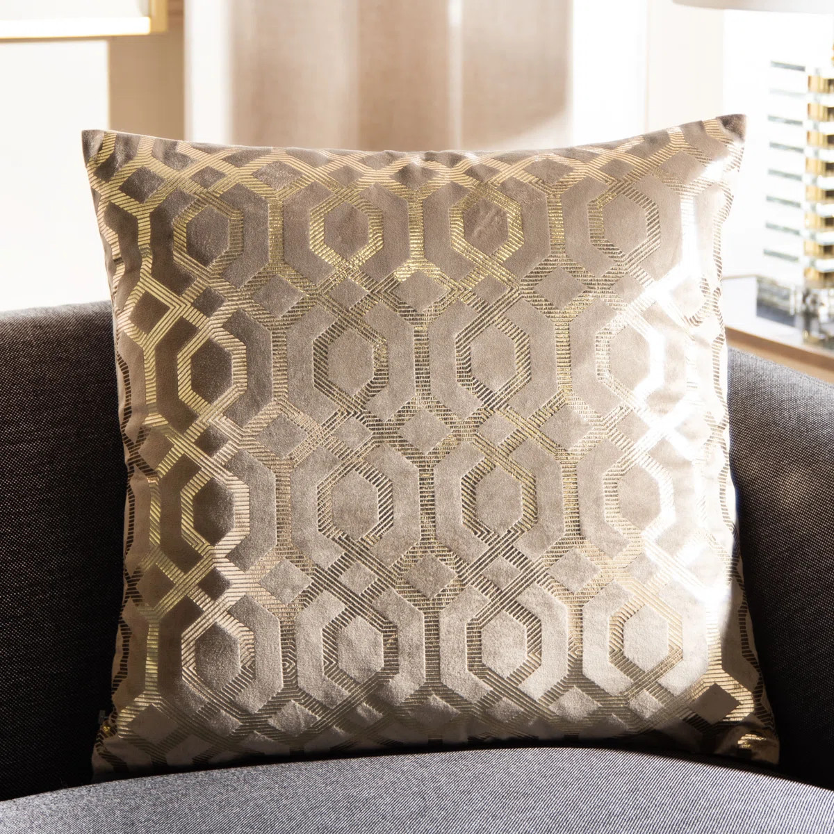 Geometric Throw Pillow | Wayfair North America