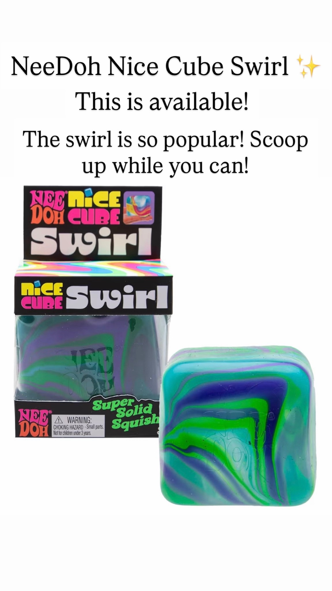 NeeDoh Nice Cube Swirl

#LTKKids