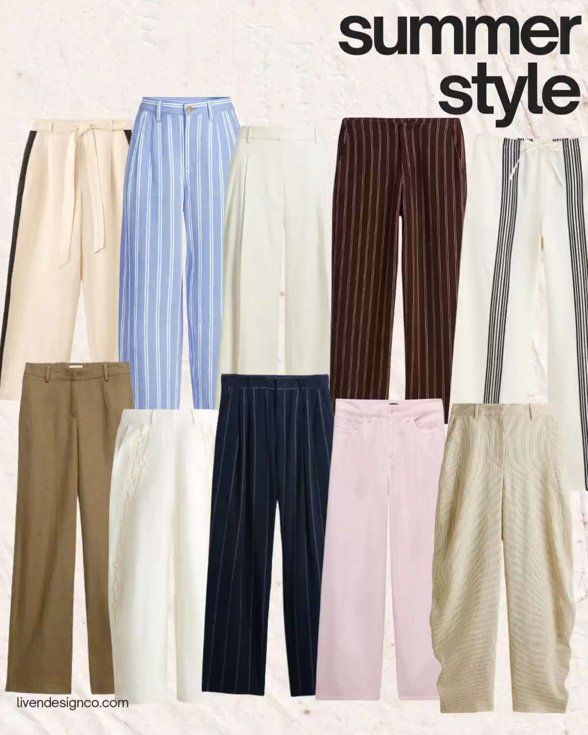 Womens linen pants. Barrel linen pants. Summer style. Trouser pant. High waisted linen pants. Pinstriped pants

#LTKSeasonal #LTKSaleAlert