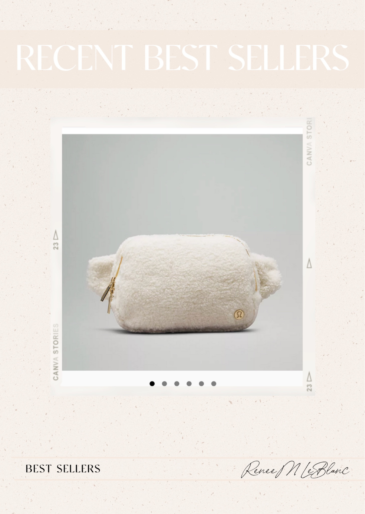 Sale alert! The large Sherpa lululemon belt bags are on sale for only $39 in cream, black and brown!
#lululemon #lululemonsale #beltbag 

#LTKfindsunder50 #LTKGiftGuide #LTKsalealert