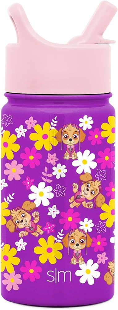Simple Modern Paw Patrol Kids Water Bottle with Straw Insulated Stainless Steel Toddler Cup for T... | Amazon (US)