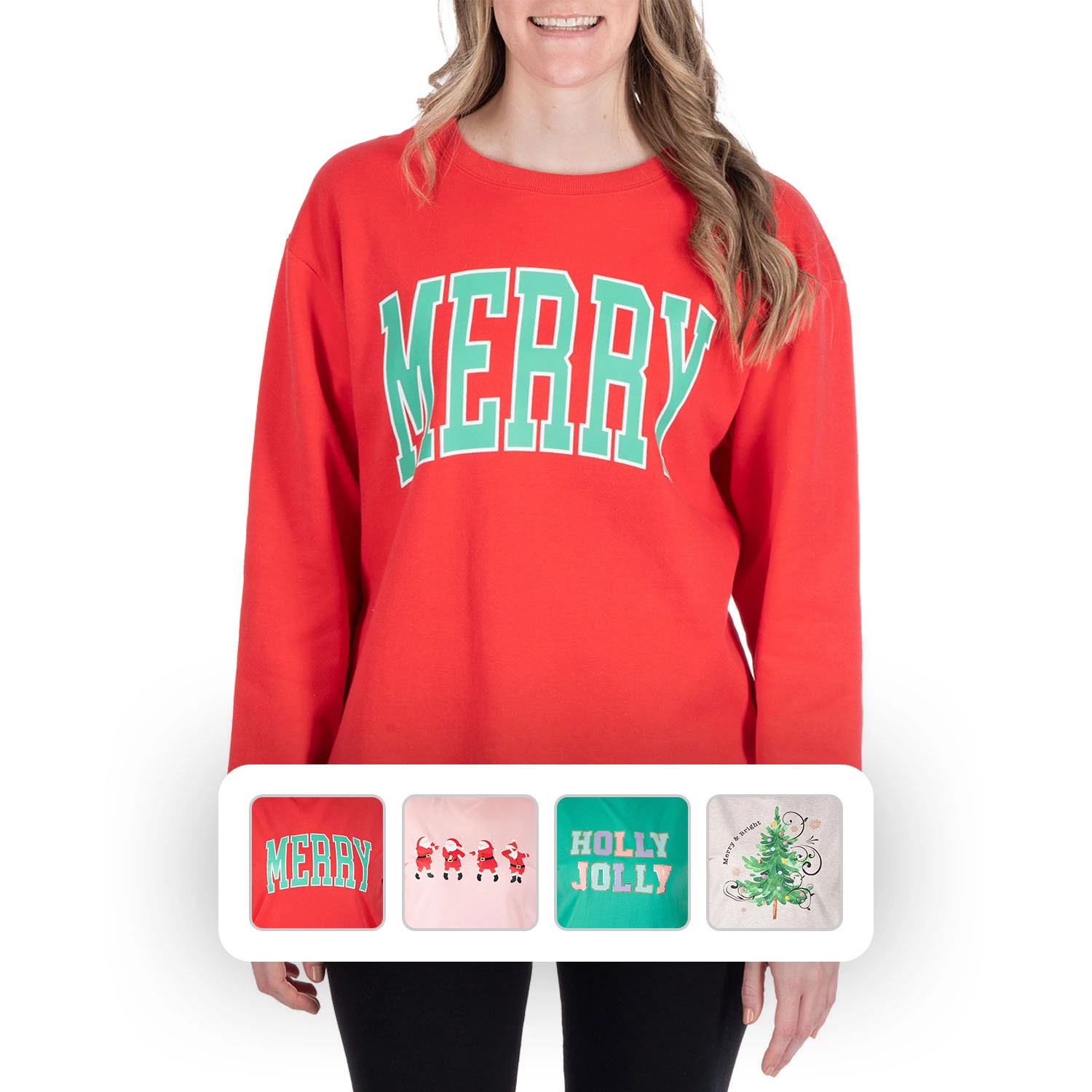 Dec. 25th Ladies Holiday Sweatshirt | Sam's Club