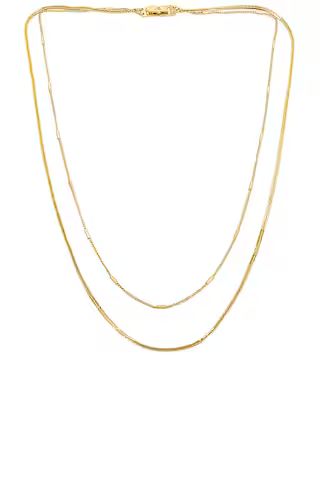 Jenny Bird Surfside Duo Necklace in Gold from Revolve.com | Revolve Clothing (Global)