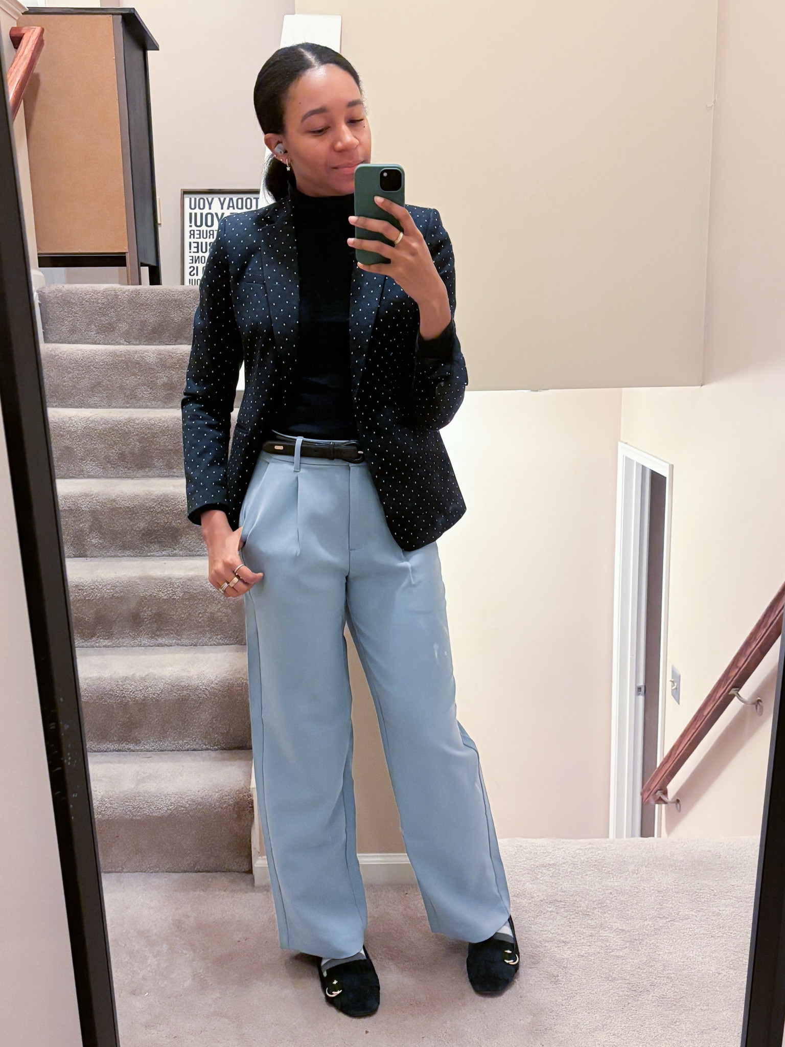 I love a patterned blazer because it just adds that perfect touch of fun to an outfit that has a tendency to be boring. This is especially fun to do when you’re getting dressed for work.

#LTKstyletip #LTKSeasonal #LTKworkwear