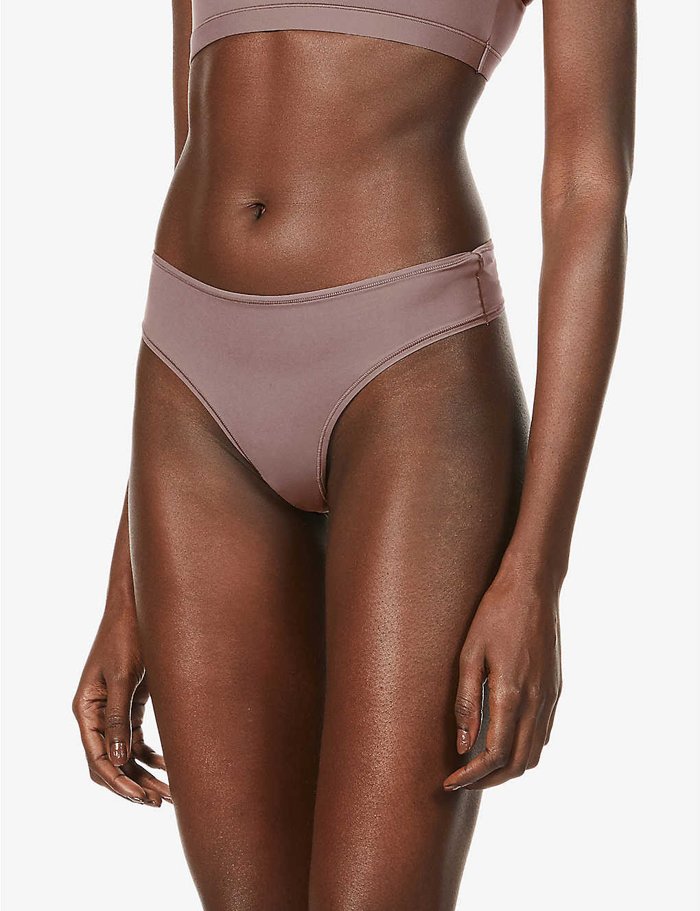 Fits Everybody mid-rise stretch-woven thong | Selfridges