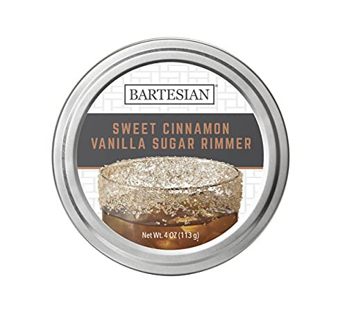 Bartesian Sweet Cinnamon Vanilla Sugar Cocktail Glass Rimmer - Dessert Cocktails Flavored Sweet Rimming Garnish for Bar Drink Glasses - Professional Home Bartending Mixology Supplies | Amazon (US)
