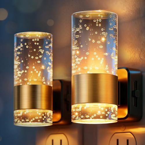 JandCase Night Light, Night Lights Plug into Wall, 2 Pack 3000K | Dimmable LED Night Light, Adjus... | Amazon (US)
