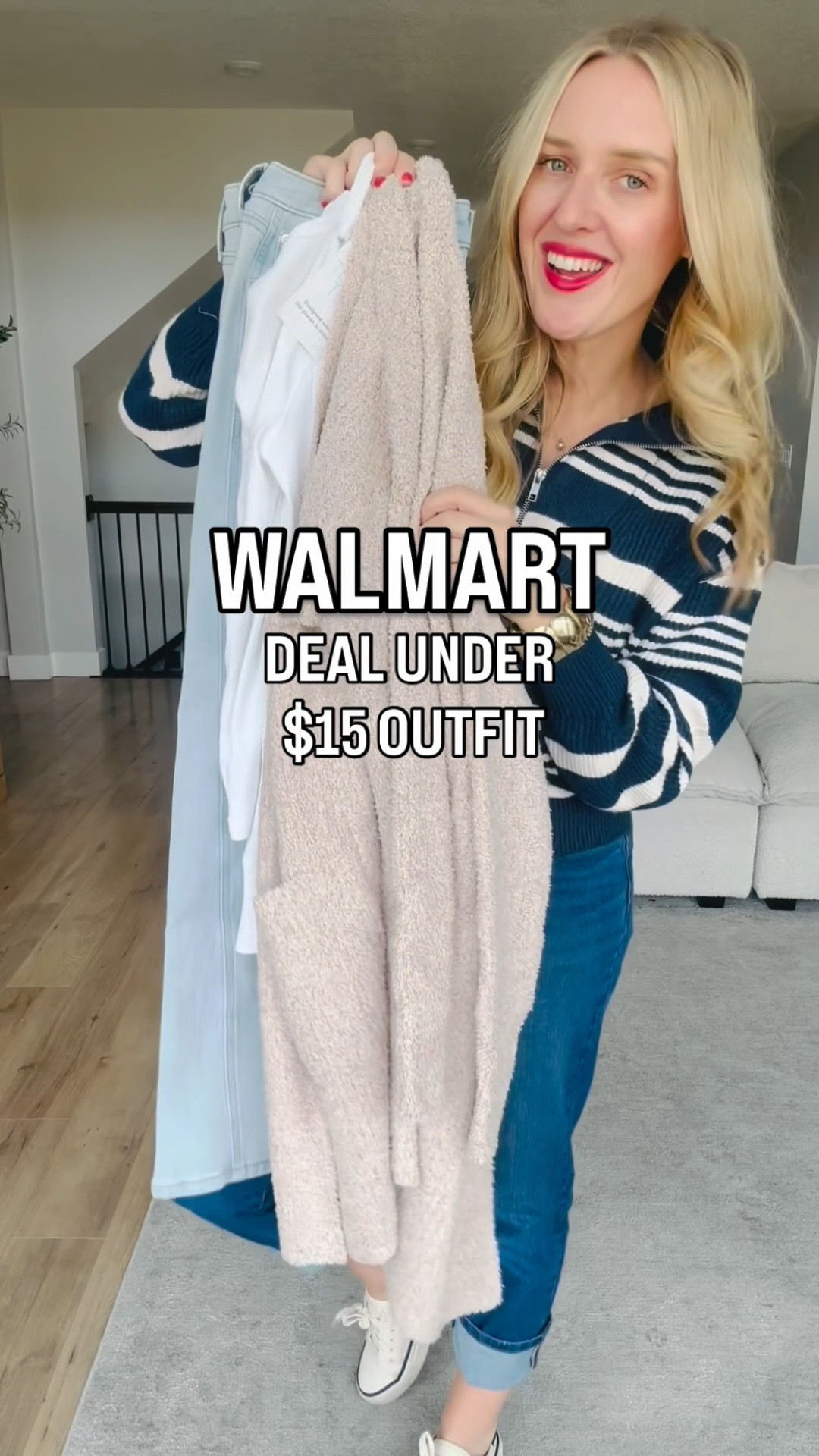 Cozy Walmart CyberDeals outfit idea - every single piece under
$15
These top-rated barrel jeans are only $12, stretchy, comfy, and run
TTS. Paired with a $5 thermal tee + the dreamiest $10 soft, buttery cardigan (wearing medium). These deals are flying - grab your sizes fast!
#WalmartCyberDeals
#LTKBlackFriday
#LTKCyberWeek
#LTKCyberMonday
#LTKHoliday
#LTKSeasonal
#LTKFindsUnder50
#LTKSaleAlert #LTKDeals
#HolidayStyle #AffordableStyle #LookForLess #WinterOutfits #BudgetFinds #LTKMostLoved
#DealAlert
#HolidayDeals #GiftGuide2024
#LTKWinterFashion

#LTKHoliday #LTKFindsUnder50