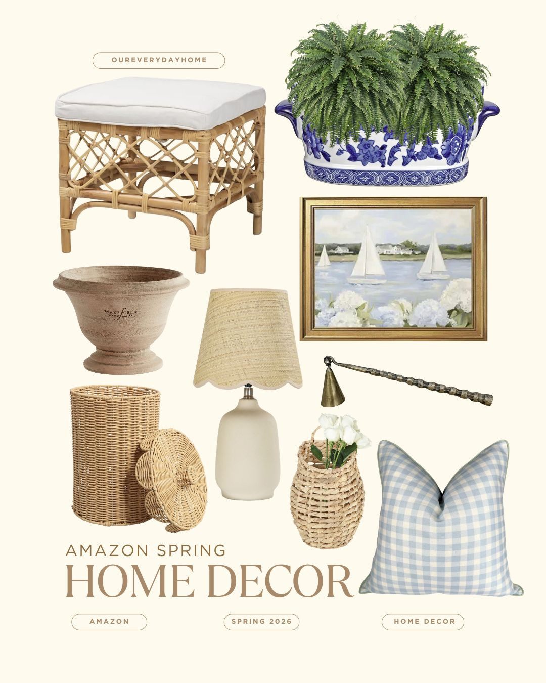 Refresh your space with these spring essentials from Amazon! Perfect for a coastal vibe. #springdecor #amazonfinds #founditonamazon 

 #LTKHome