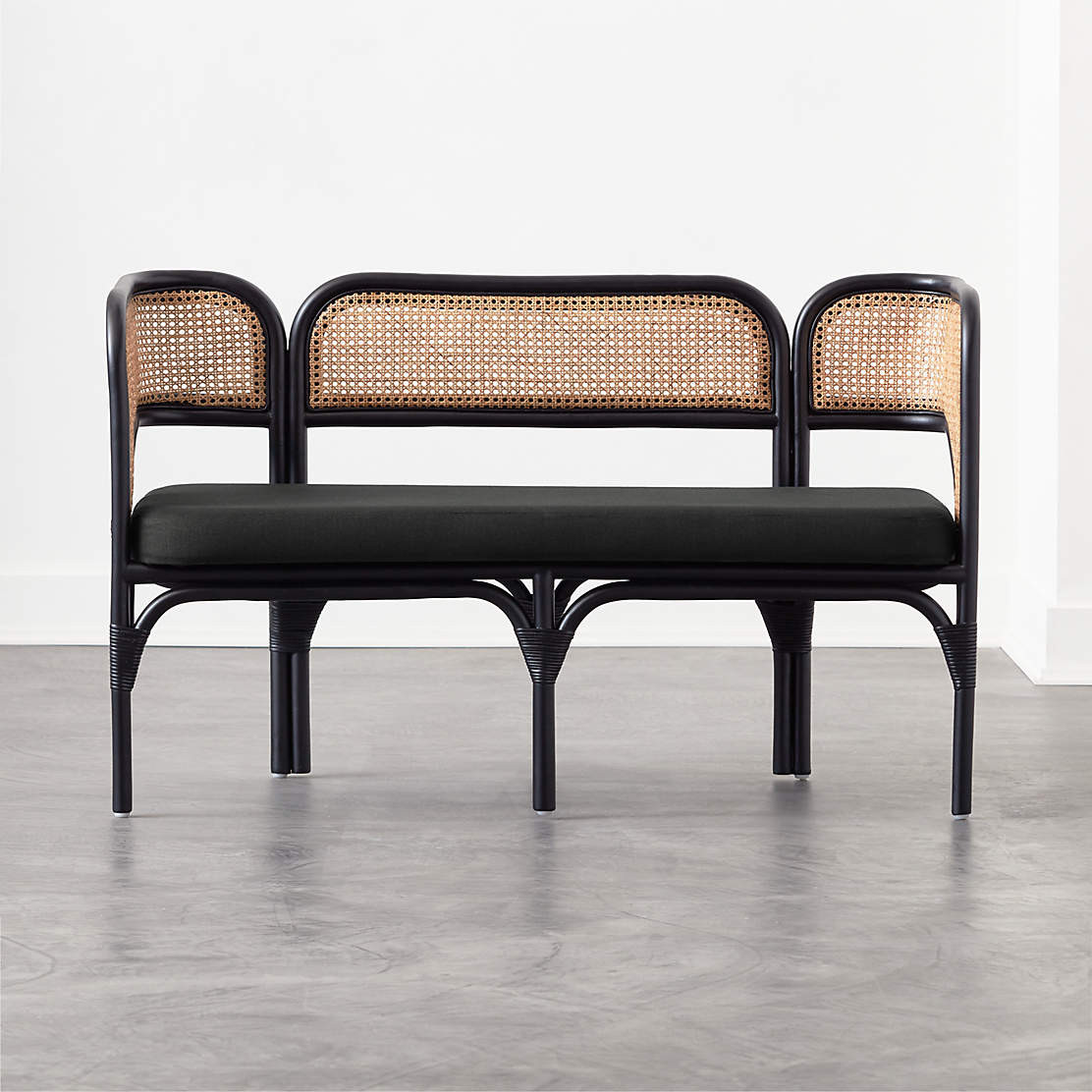 Stature Black Bench + Reviews | CB2 | CB2