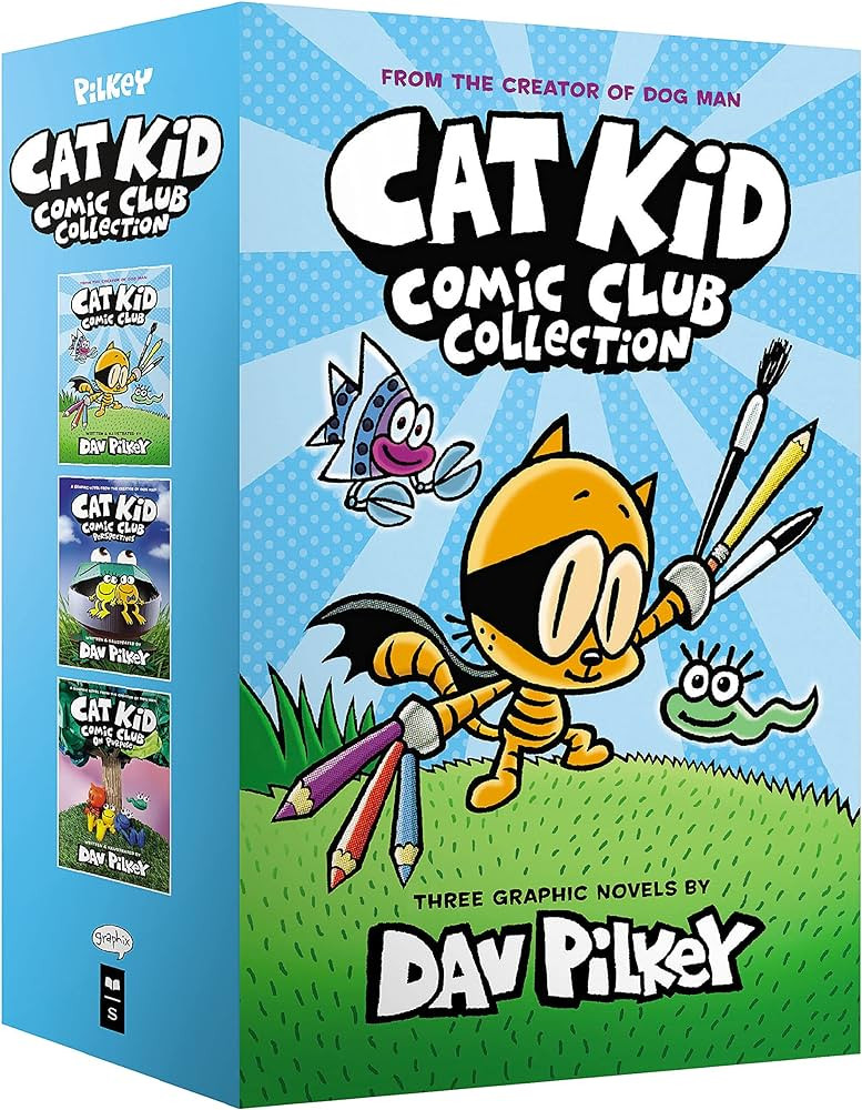 The Cat Kid Comic Club Collection: From the Creator of Dog Man (Cat Kid Comic Club #1-3 Boxed Set... | Amazon (US)