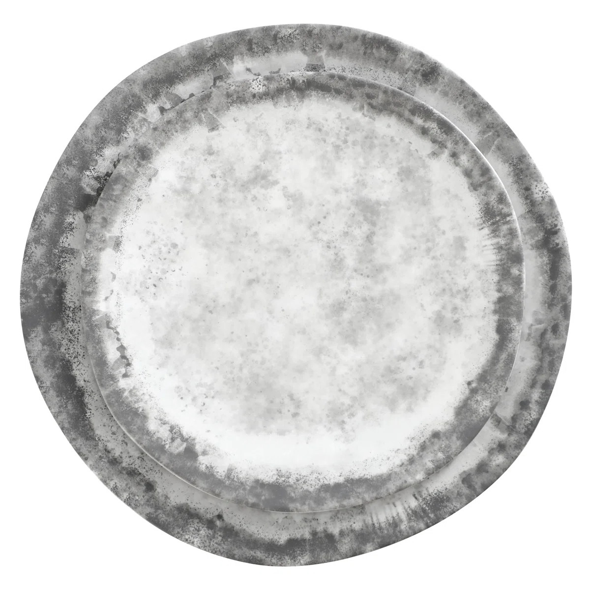 Gibson 16 Piece Melamine Dinnerware Set in Gray | Wayfair North America