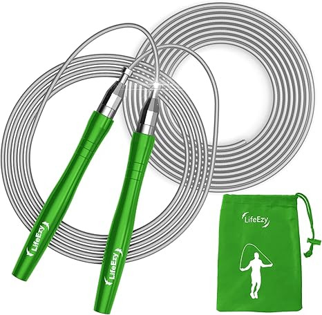 Jump Rope, High Speed Weighted Jump Rope - Premium Quality Tangle-Free - Self-Locking Screw-Free ... | Amazon (US)