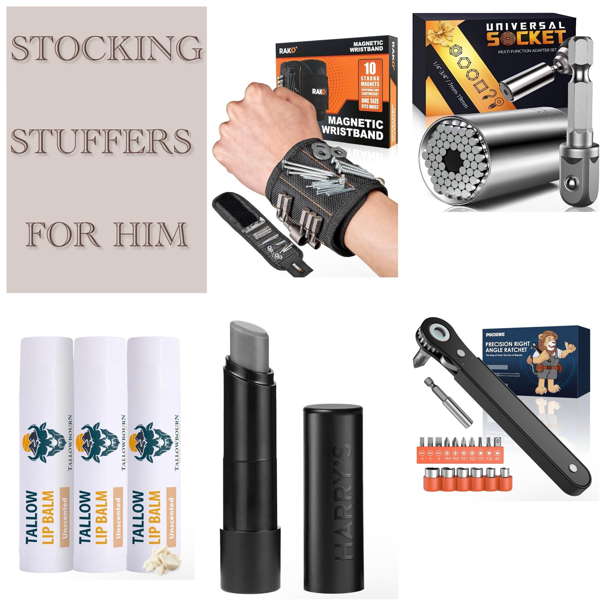 Stocking stuffers for him - husband dad brother in laws adult son these are great for all the men in your life and will arrive before Christmas 

#LTKGiftGuide #LTKMens