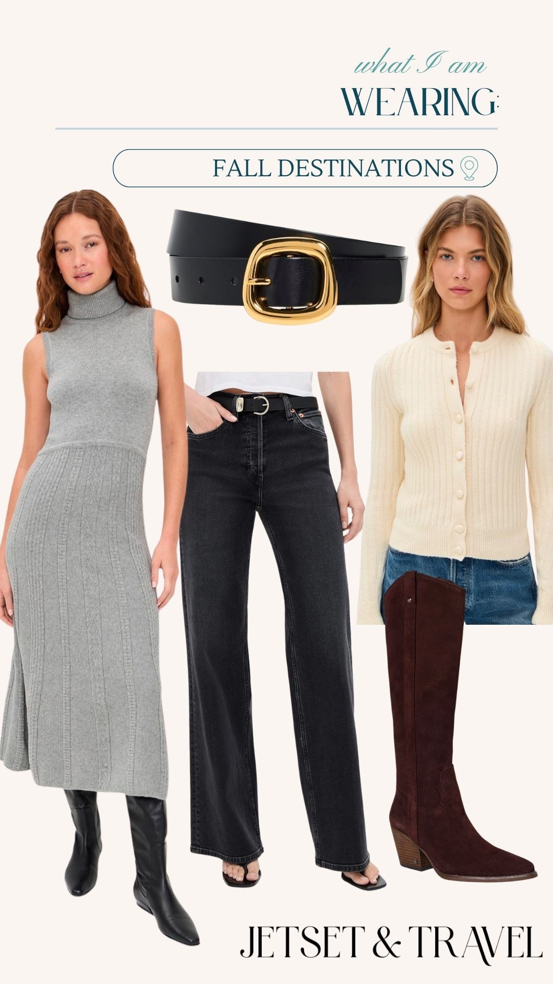 Do you have any #travel plans this Fall? I was browsing on #shopbop and found so many cute pieces with that #fall feel. You know I love a neutral piece that can be mixed with items I already own! 


#falltravel #fallootd #sweaterdress #denim #belt #madewell #boots #suede #suedeboots #denim #shoshanna #redone #madewellbelt #cardigan #samedelman 

#LTKShoeCrush #LTKTravel #LTKStyleTip
