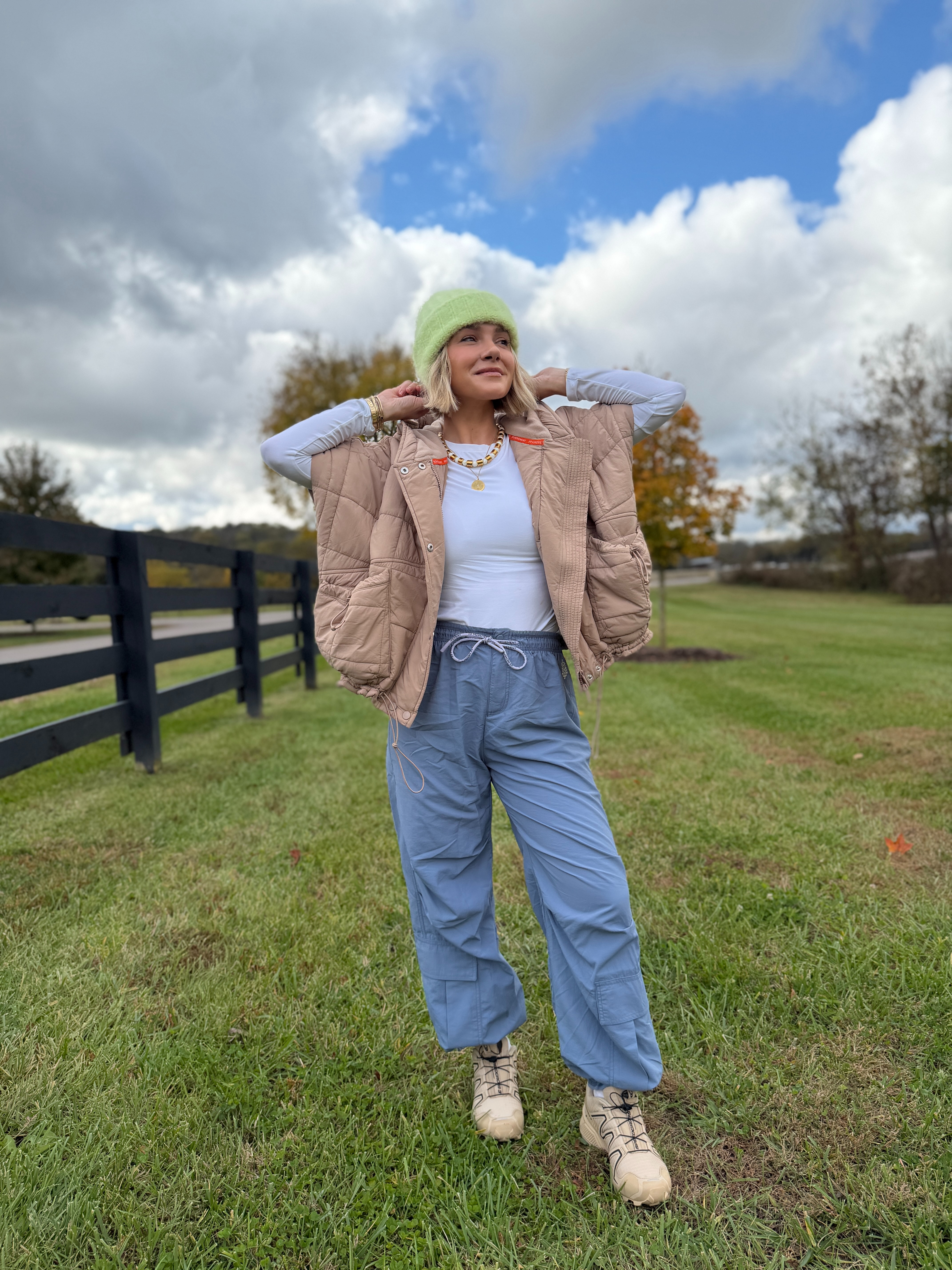 Easy fall outfit for the outdoors! Love everything from FP movement!  

 #LTKStyleTip #LTKShoeCrush