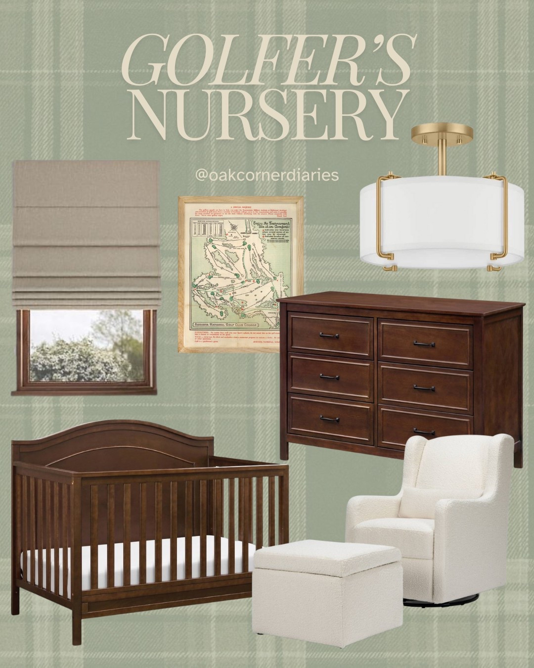 Vintage Golfer’s Nursery—think argyle prints, antique golf clubs, leather accents, and soft greens with wood tones.

Perfect for a classic-meets-cozy baby boy space! 


#LTKHome #LTKBaby #LTKSaleAlert