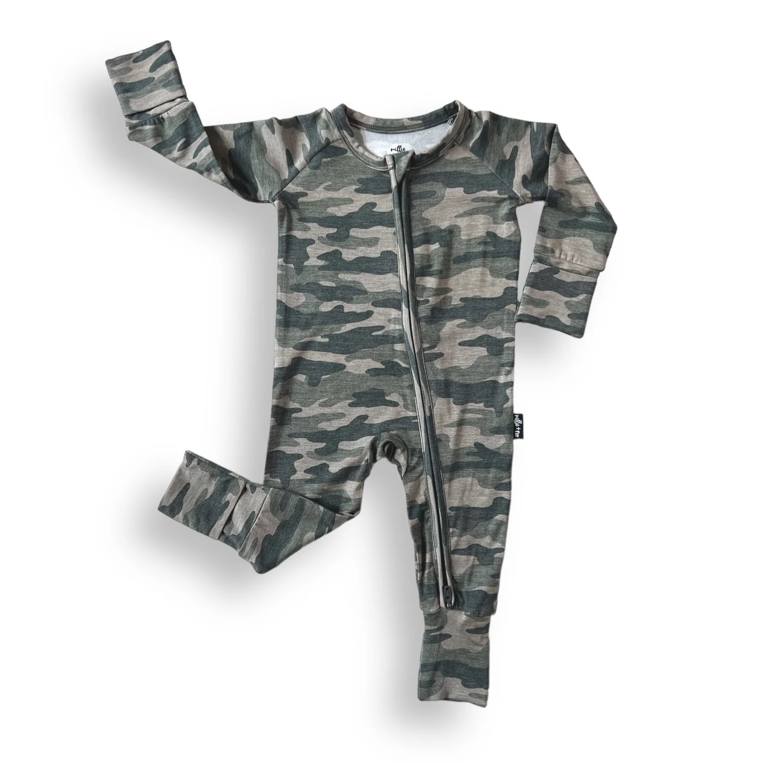 ZIP ROMPER BAMBOO - Chris Camo | millie + roo