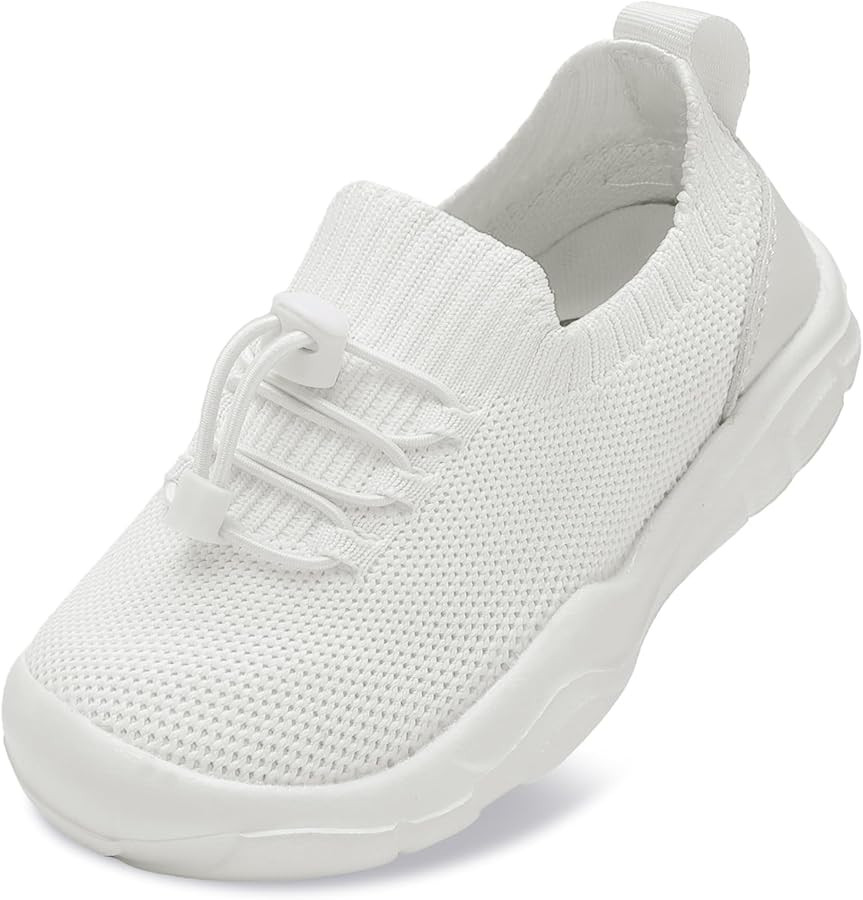 Scurtain Toddler Shoes Boys Girls Tennis Shoes Kids Barefoot Shoes Slip on Sneakers Breathable Wa... | Amazon (US)