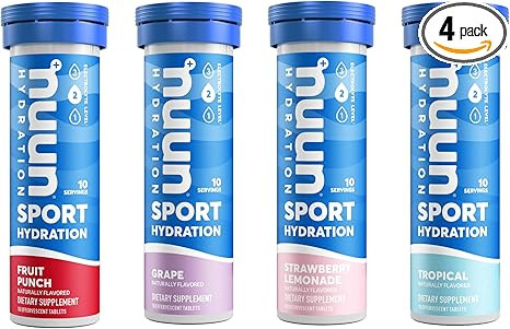 Nuun Sport: Electrolyte Drink Tablets, Juice Box Mixed Box, 4 Tubes (40 Servings), 10 Count (Pack... | Amazon (US)