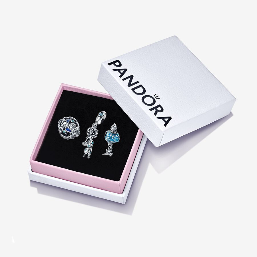 Disney Aladdin Jasmin and Genie Charm Gift Set | Pandora (US)