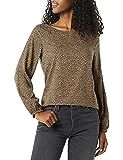 Amazon Essentials Women's Georgette Bateau Neck Blouson Sleeve Shirt | Amazon (US)