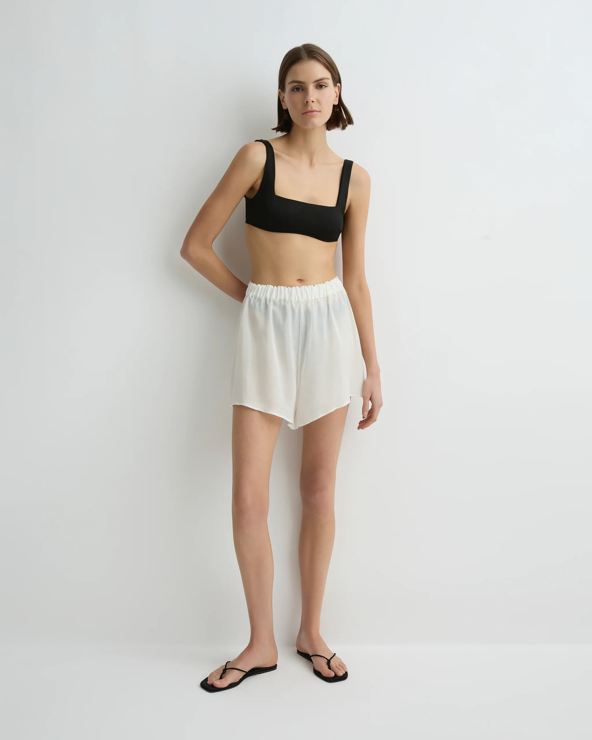 Cremona Short White | BONDI BORN® | Shorts | BONDI BORN