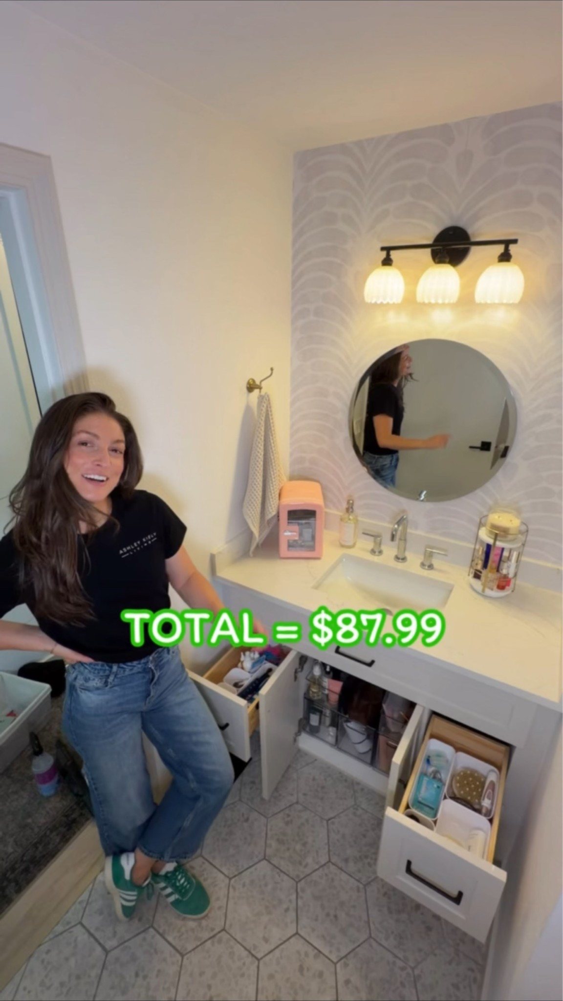 Vanity organization under $100 using affordable Target storage products.

#LTKHome #LTKFindsUnder100 #VanityOrganization ￼#HomeOrganization #BathroomOrganization #MakeupOrganization #TargetFinds #OrganizingIdeas