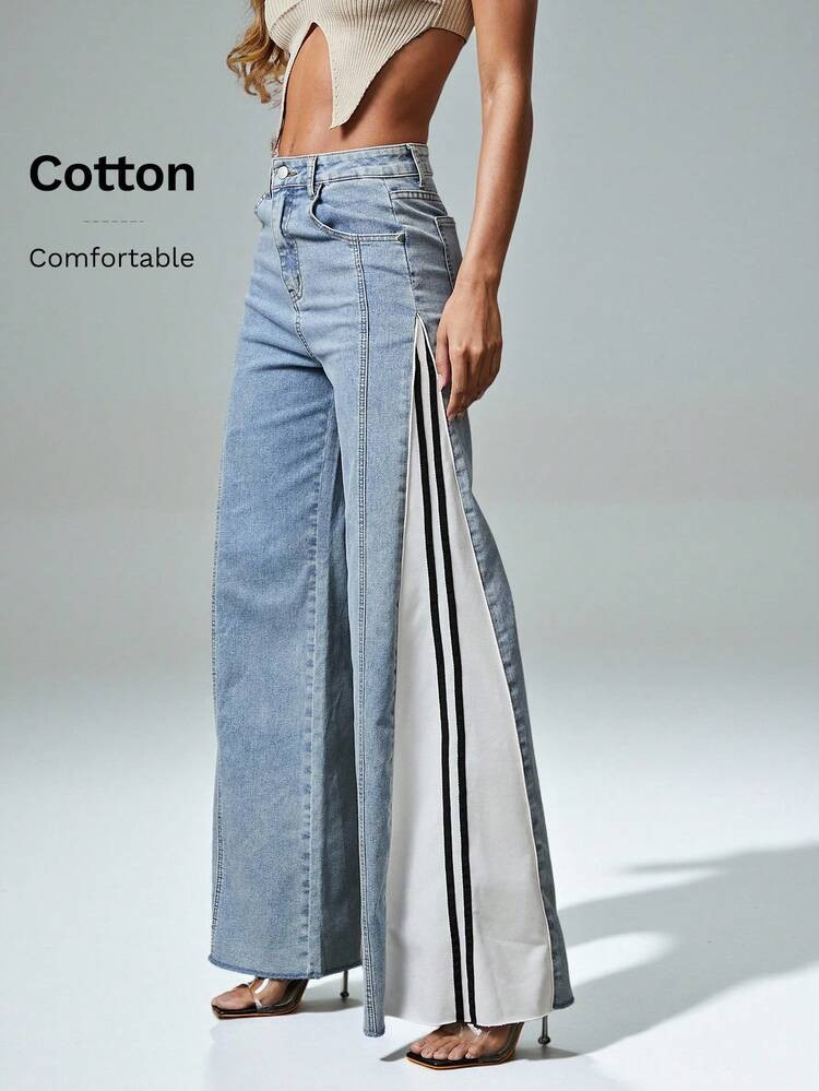 Denimoi Women's Simple Fashion Casual Jeans For Daily Wear | SHEIN