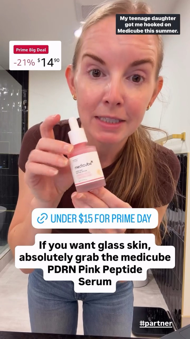 This Medicube PDRN Pink Peptide serum is a must-have for glass skin - and it’s on major sale today