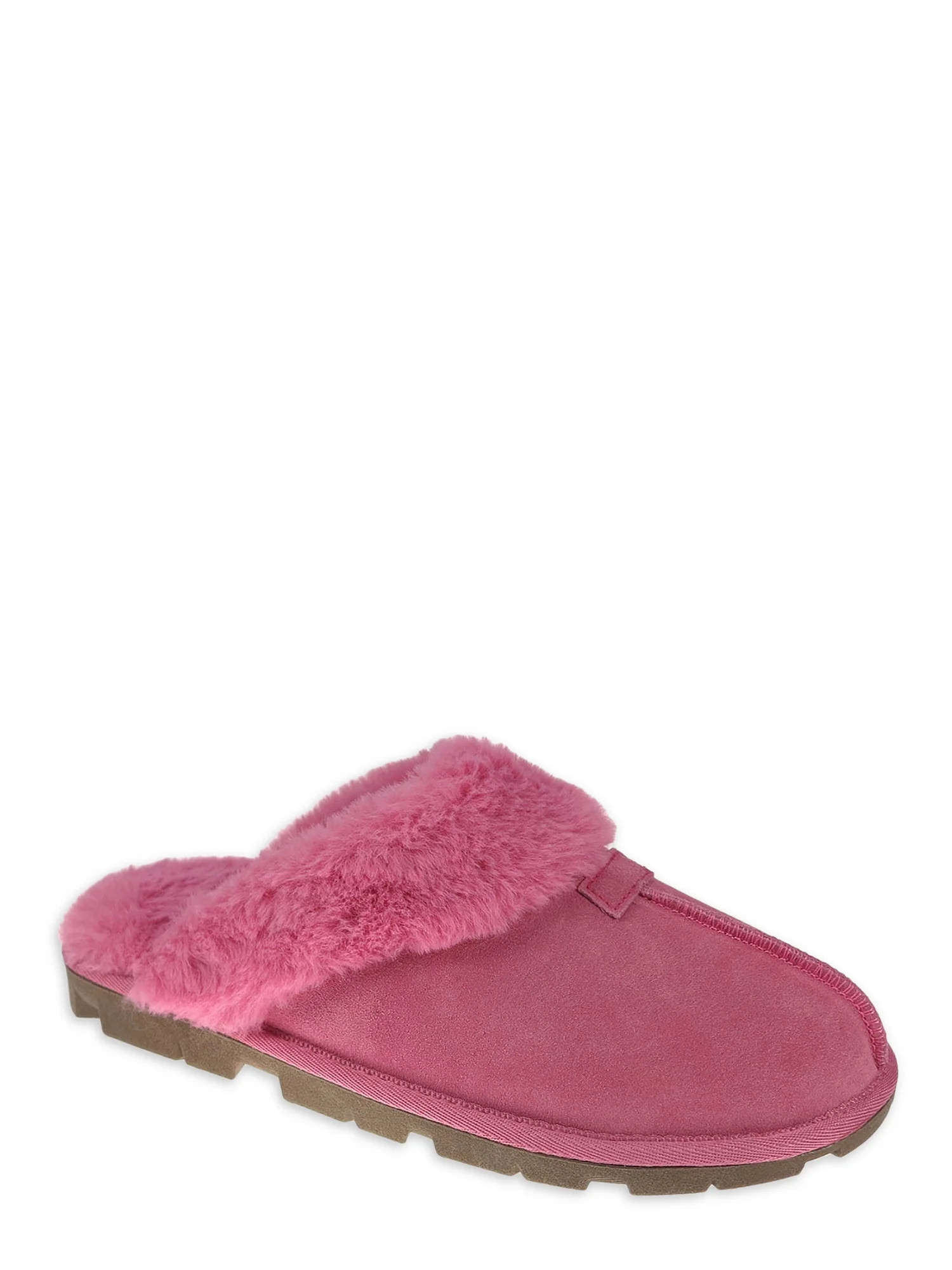 Secret Treasures Women's Genuine Suede Clog Slipper | Walmart (US)