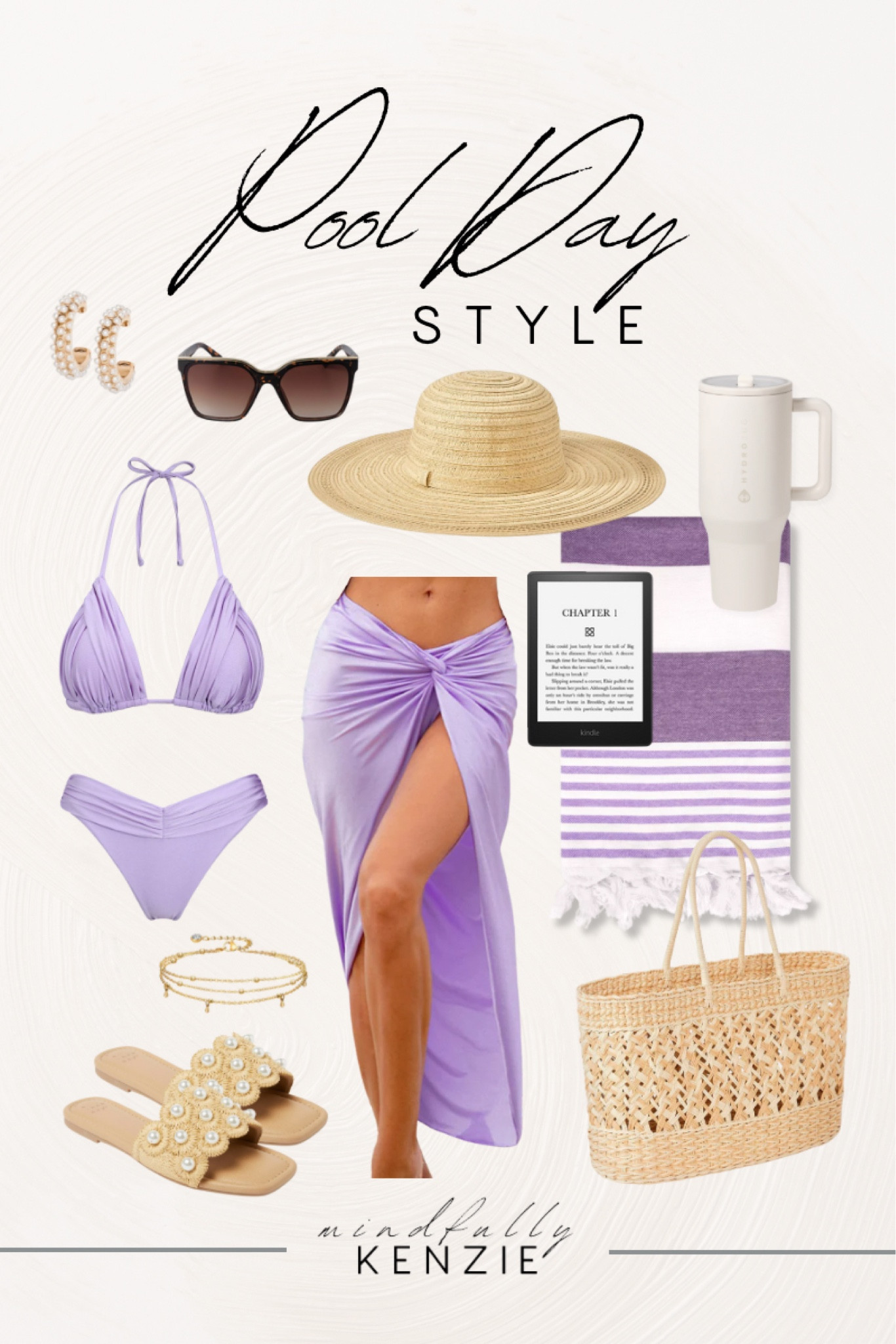 Pool Day Style

Ruched bikini  pleated cover up skirt  pearl accent sandals  large beach towel  straw tote handbag  kindle paperwhite  straw floppy hat  pearl hoops  square sunglasses  gold jewelry 

#LTKStyleTip #LTKSummerEdit #LTKSeasonal