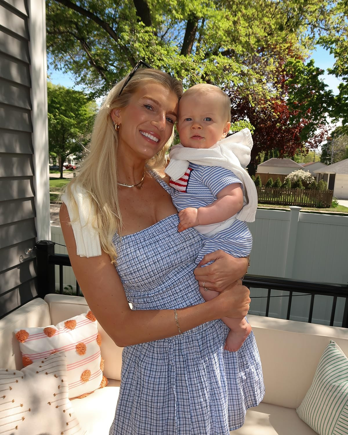 Fourth of July outfits mom and baby My exact dress linked on my LTK #amazonfashion #babyoutfit | Amazon (US)