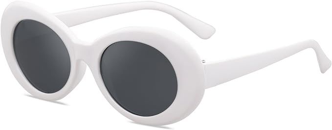 SOJOS Clout Goggles Oval Mod Retro Vintage Kurt Cobain Inspired Sunglasses Round Lens SJ2039 | Amazon (US)