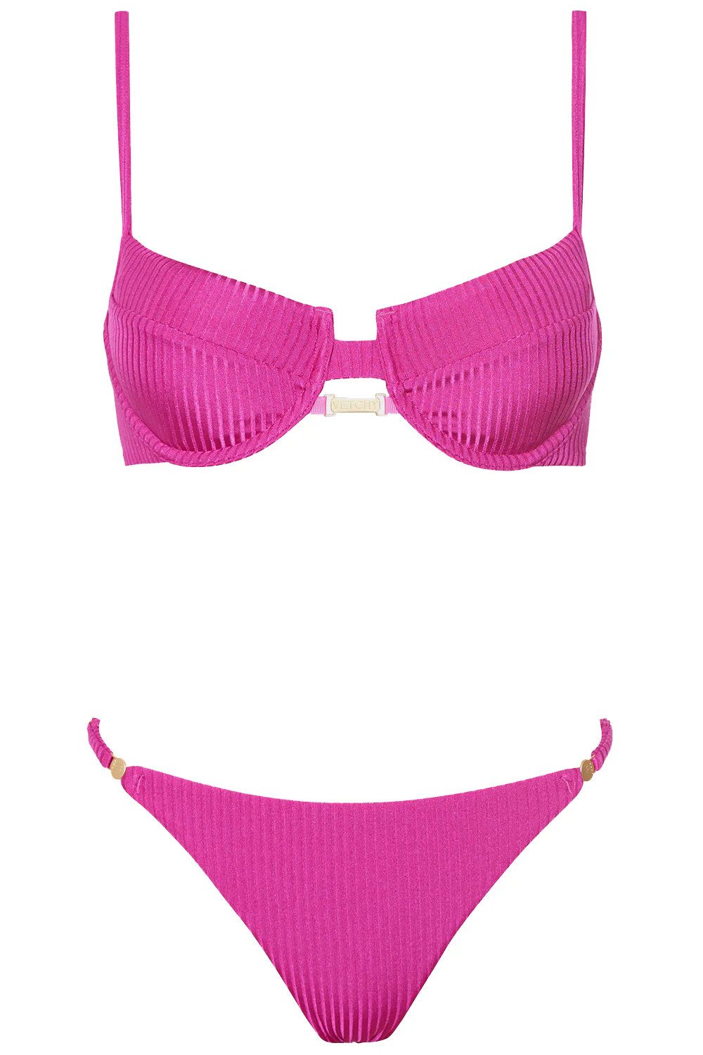 Bondi Bikini Jam Ribbed Set | VETCHY LLC