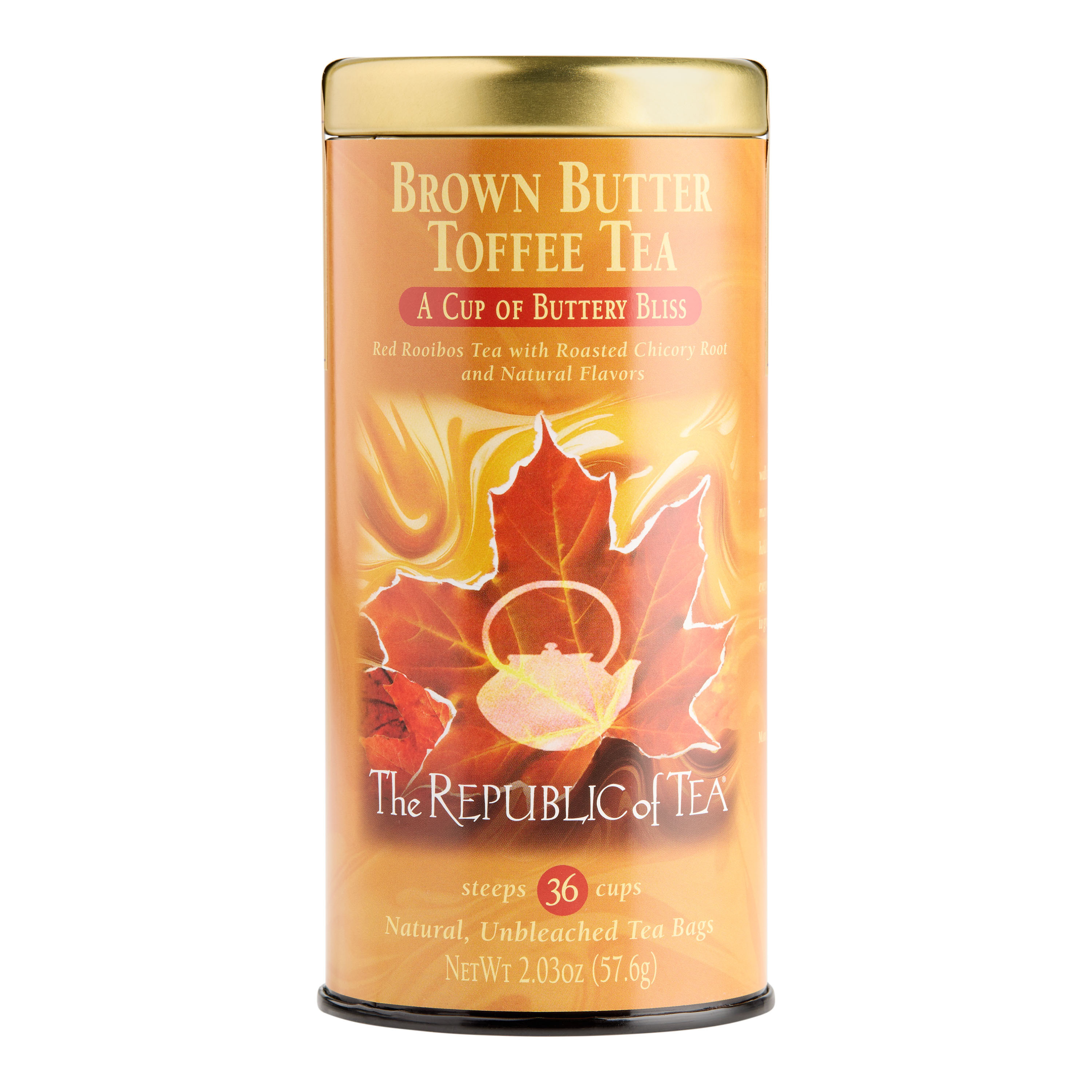 The Republic of Tea Brown Butter Toffee Tea 36 Count | World Market