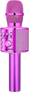 BONAOK Wireless Bluetooth Karaoke Microphone,3-in-1 Portable Handheld Karaoke Mic Speaker Machine... | Amazon (US)