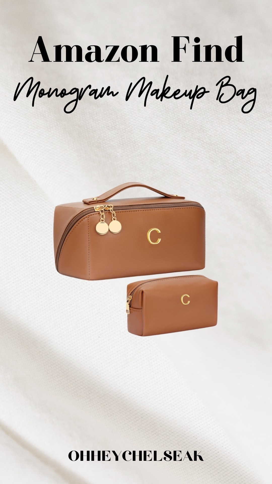 Amazon Find // Personalized makeup bag 