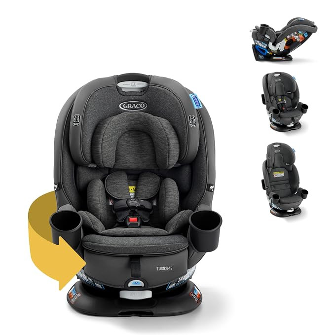 Graco Turn2Me 3-in-1 Rotating Convertible Car Seat, Manchester, Rear-Facing Rotation Only, Forwar... | Amazon (US)