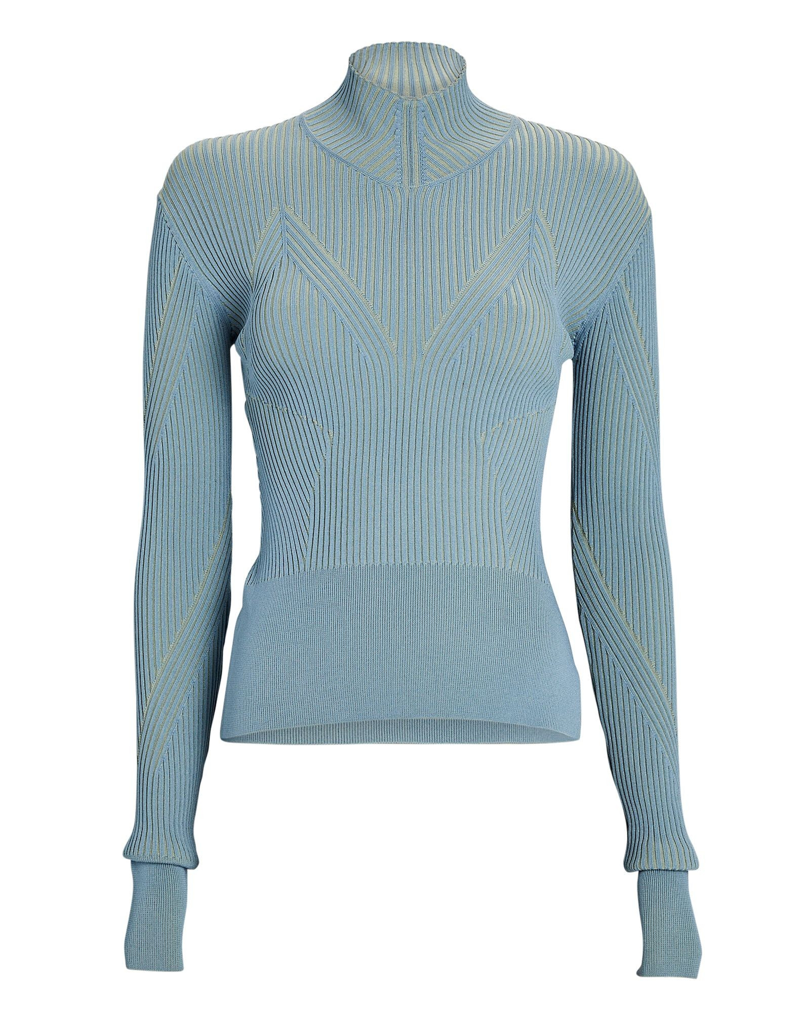 Lennox Rib Knit Turtleneck Top | INTERMIX