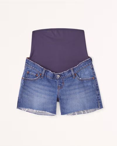 Maternity 4 Inch Mom Short | Abercrombie & Fitch (US)