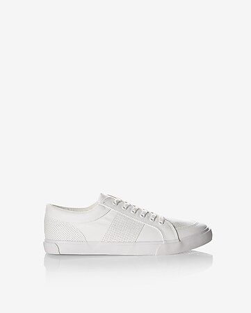 Perforated Low Top Sneakers | Express